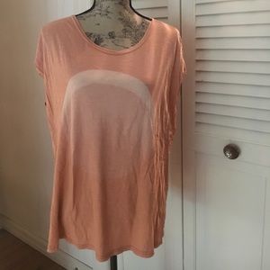 Free People S/P cap sleeve tee